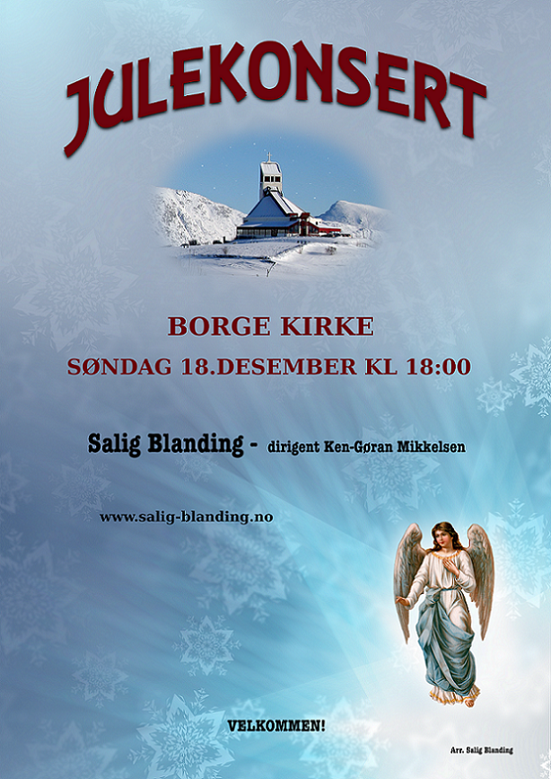 Salig Blanding 2022 A2 JULEKONSERT PLAKAT preview uten info web