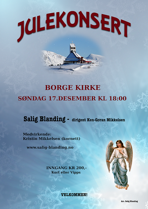 Salig Blanding 2023 A2 JULEKONSERT PLAKAT WEB